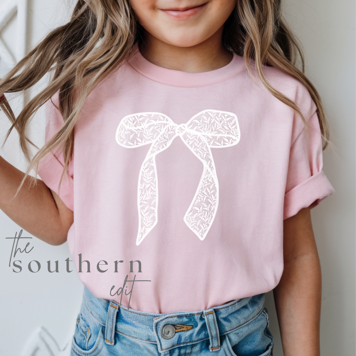 Lace Bow Youth Tee