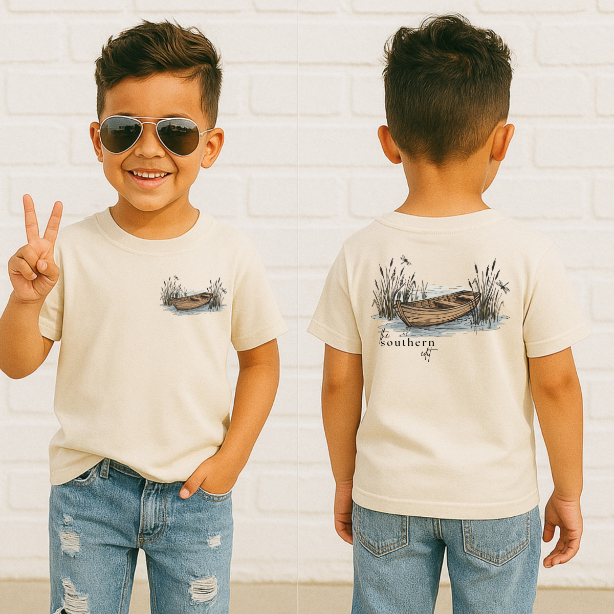 Southern Edit Boat Youth Tee