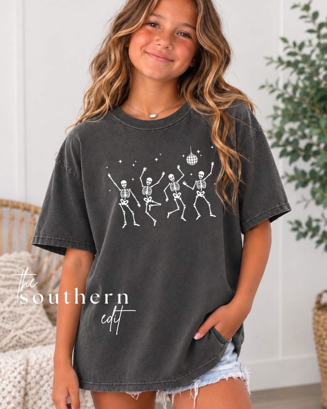 Dancing Skeletons | Youth Comfort Colors Tee