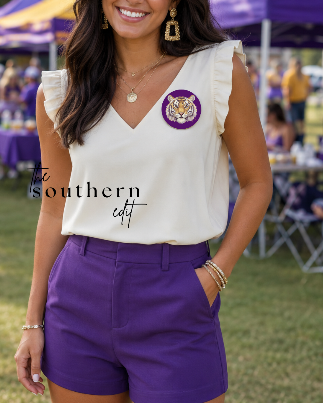 Vintage Tiger Gameday Pin