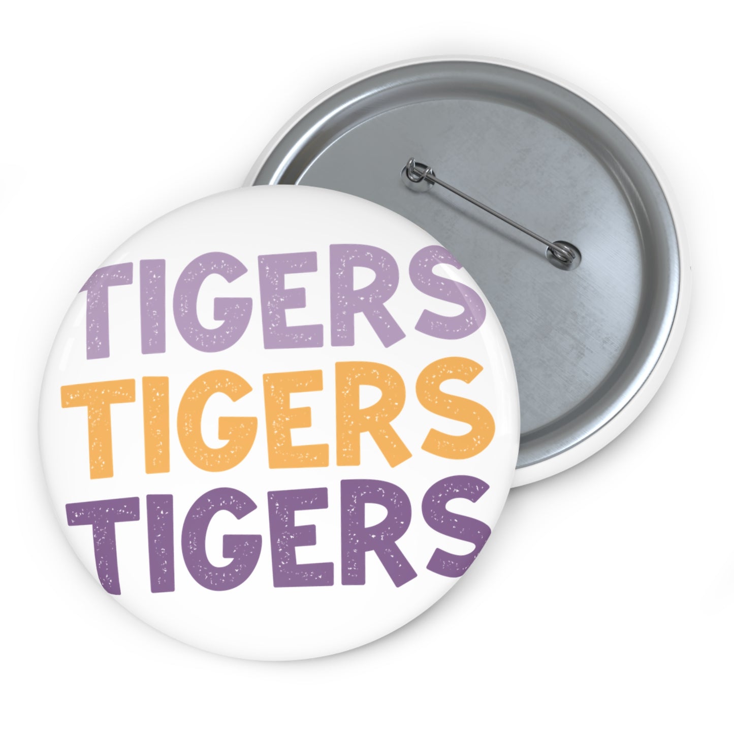 Stacked Tigers Gameday Pin