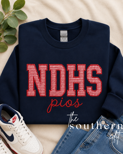 Custom Varsity Appliqué Sweatshirt