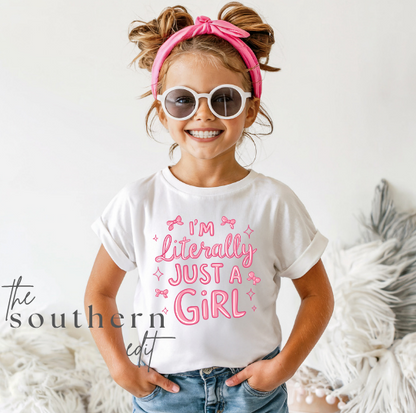 Literally Just a Girl Youth Tee