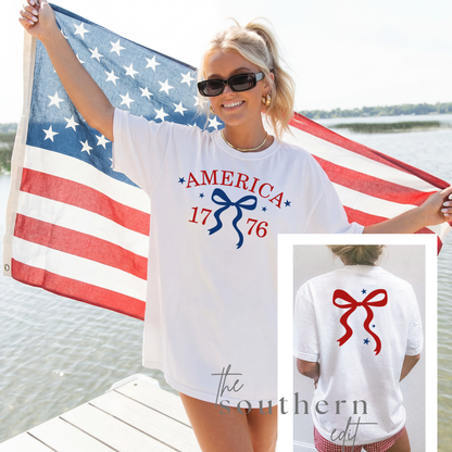 America Bow Tee