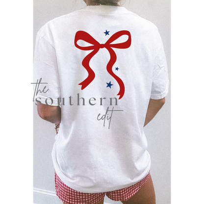 America Bow Tee