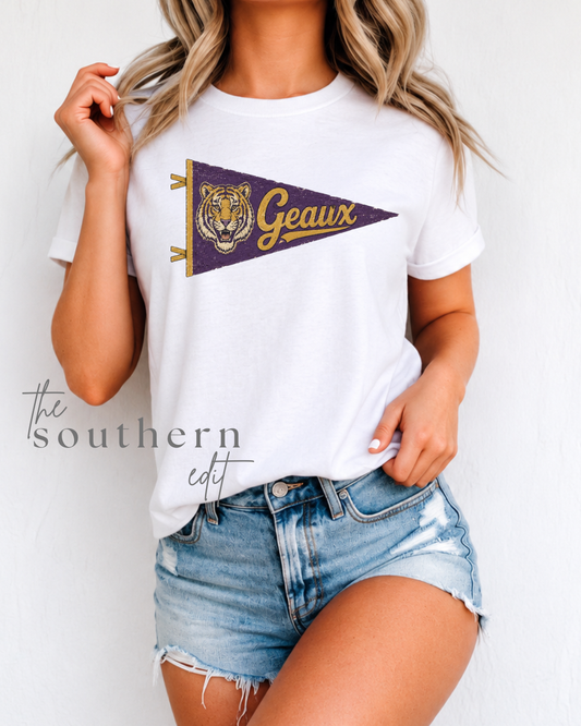 Geaux Pennant Graphic Tee