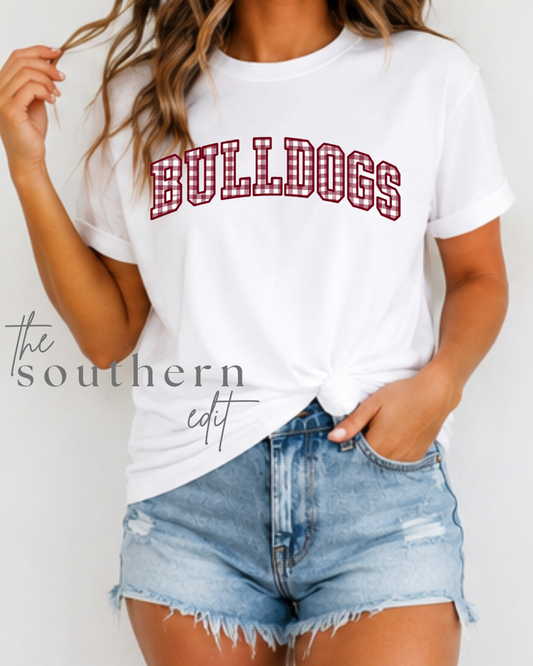 Bulldogs Script Graphic Tee