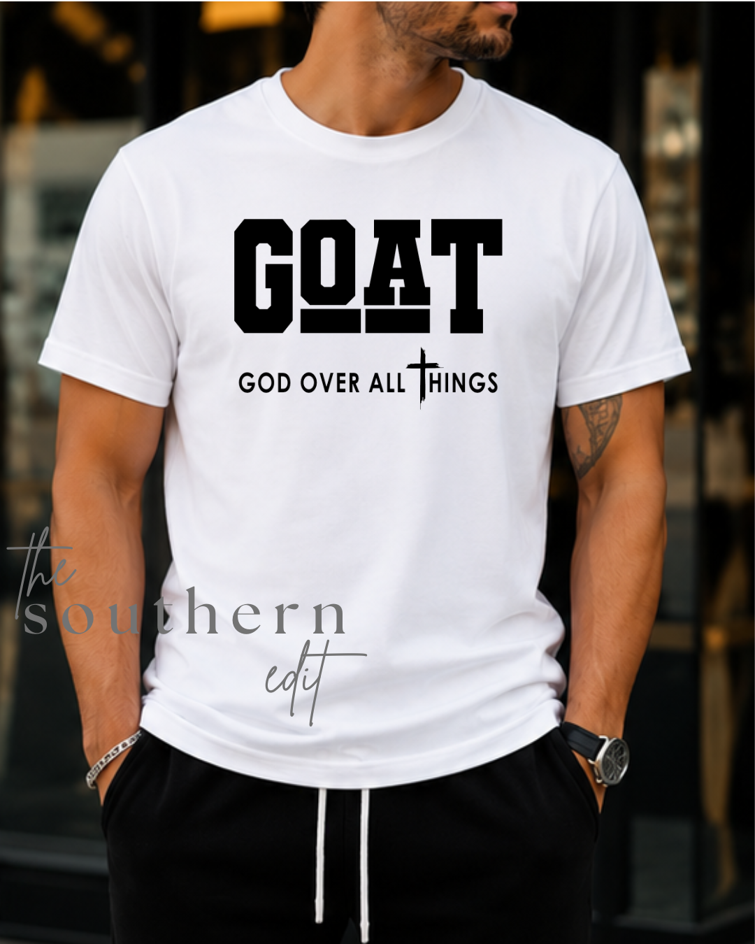 GOAT | God Over All Things Tee | Bella + Canvas