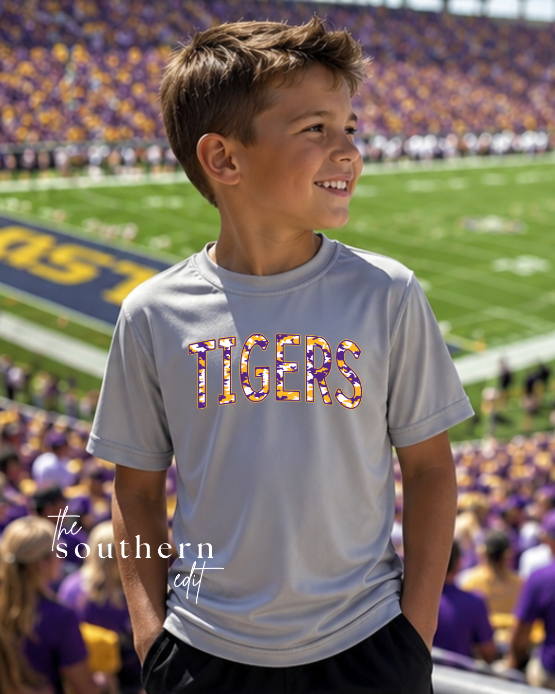 Tigers Youth Performance Tee | Sport-Tek®