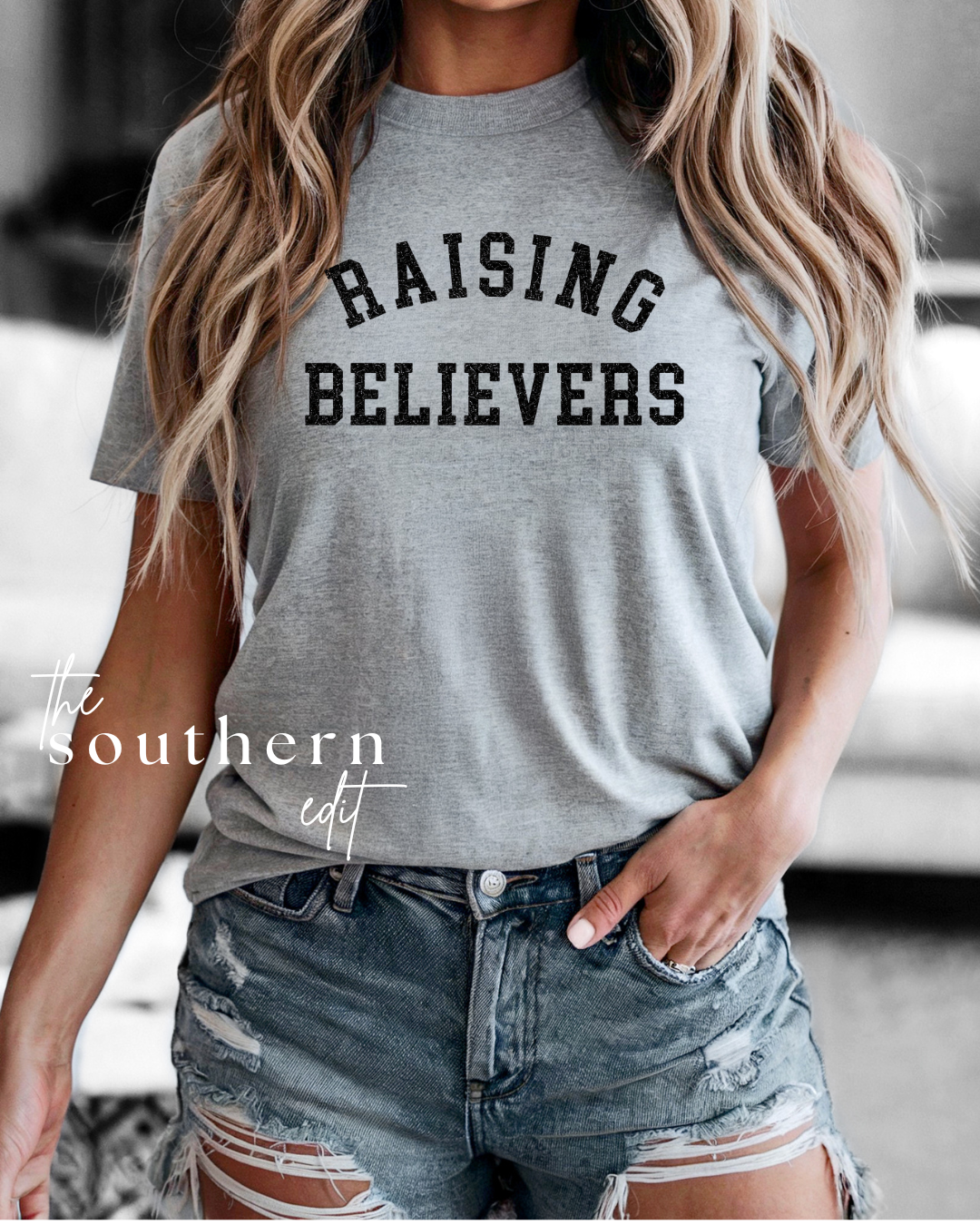 Raising Believers Tee | Bella + Canvas