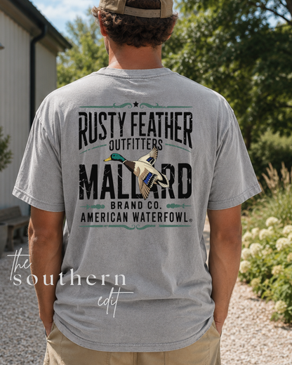 Rusty Feather Outfitters Mallard Tee | Comfort Colors® Tee