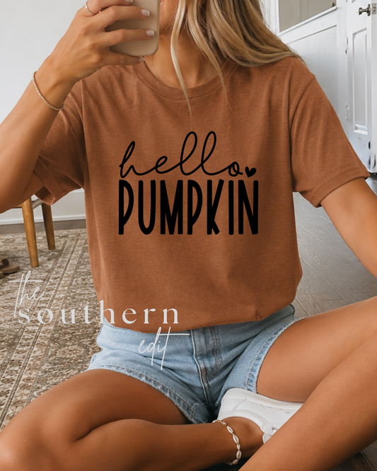 Hello Pumpkin | Bella+Canvas® Tee