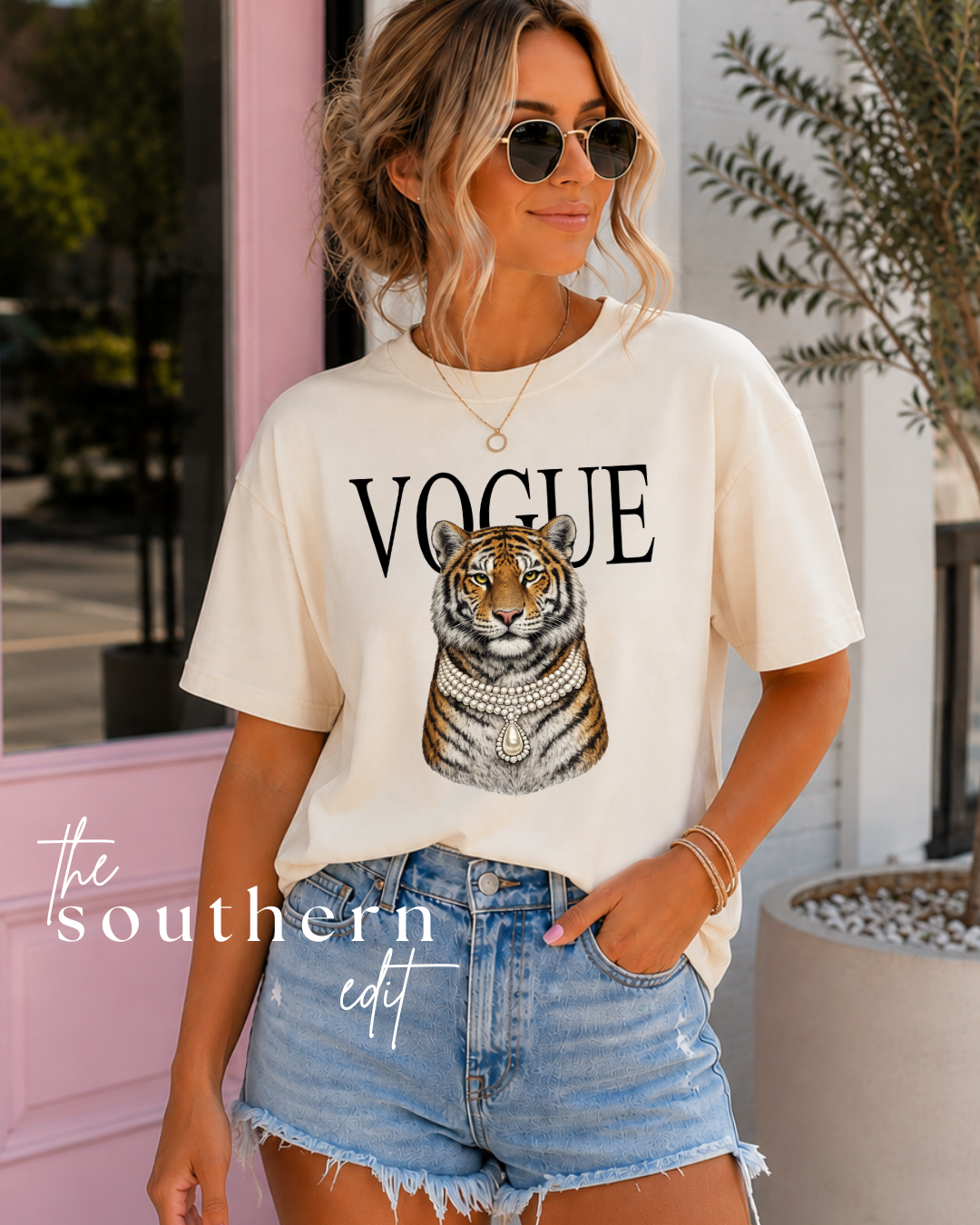 Vogue Tiger | Bella+Canvas® Tee