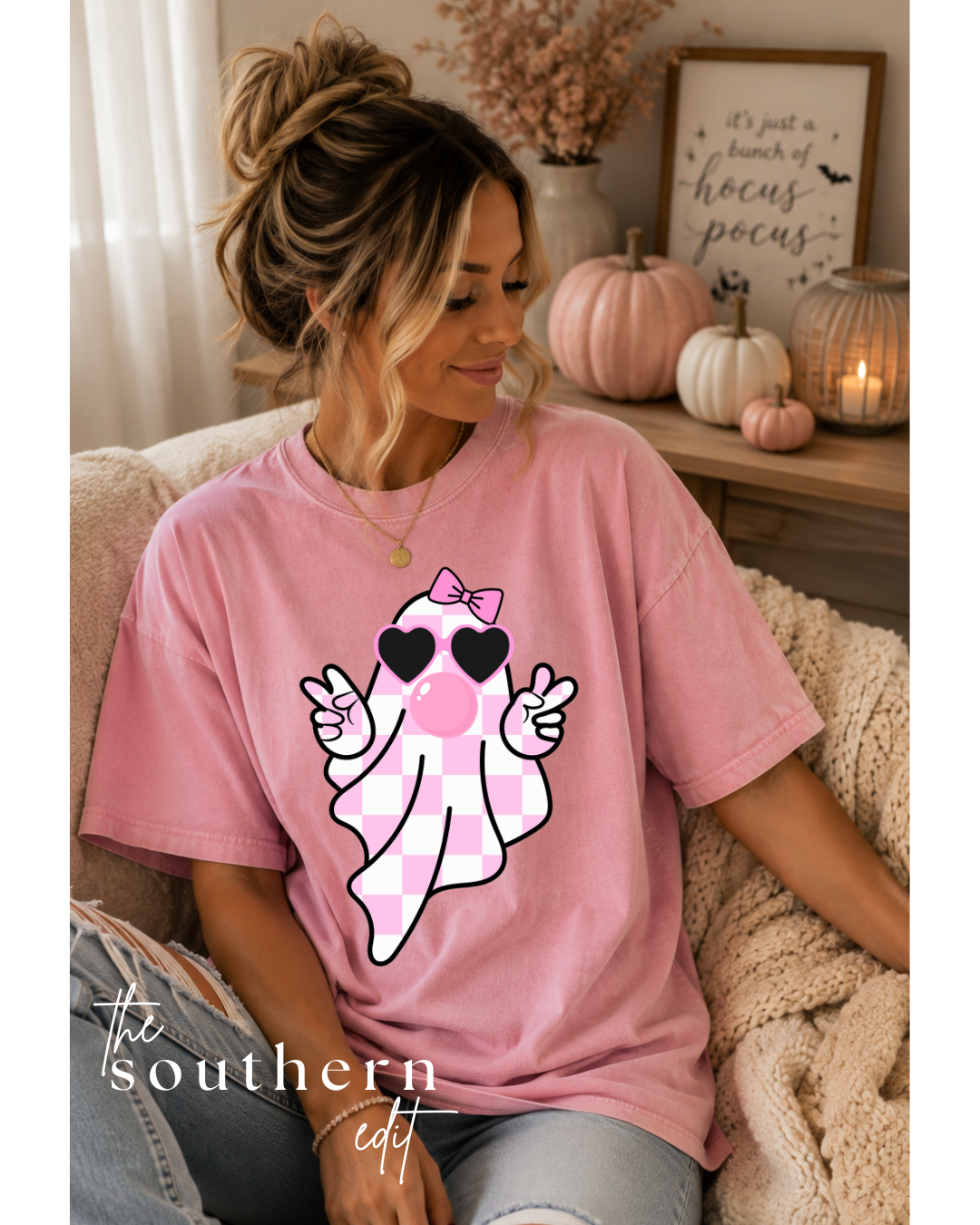 Girly Ghost | Comfort Colors Tee