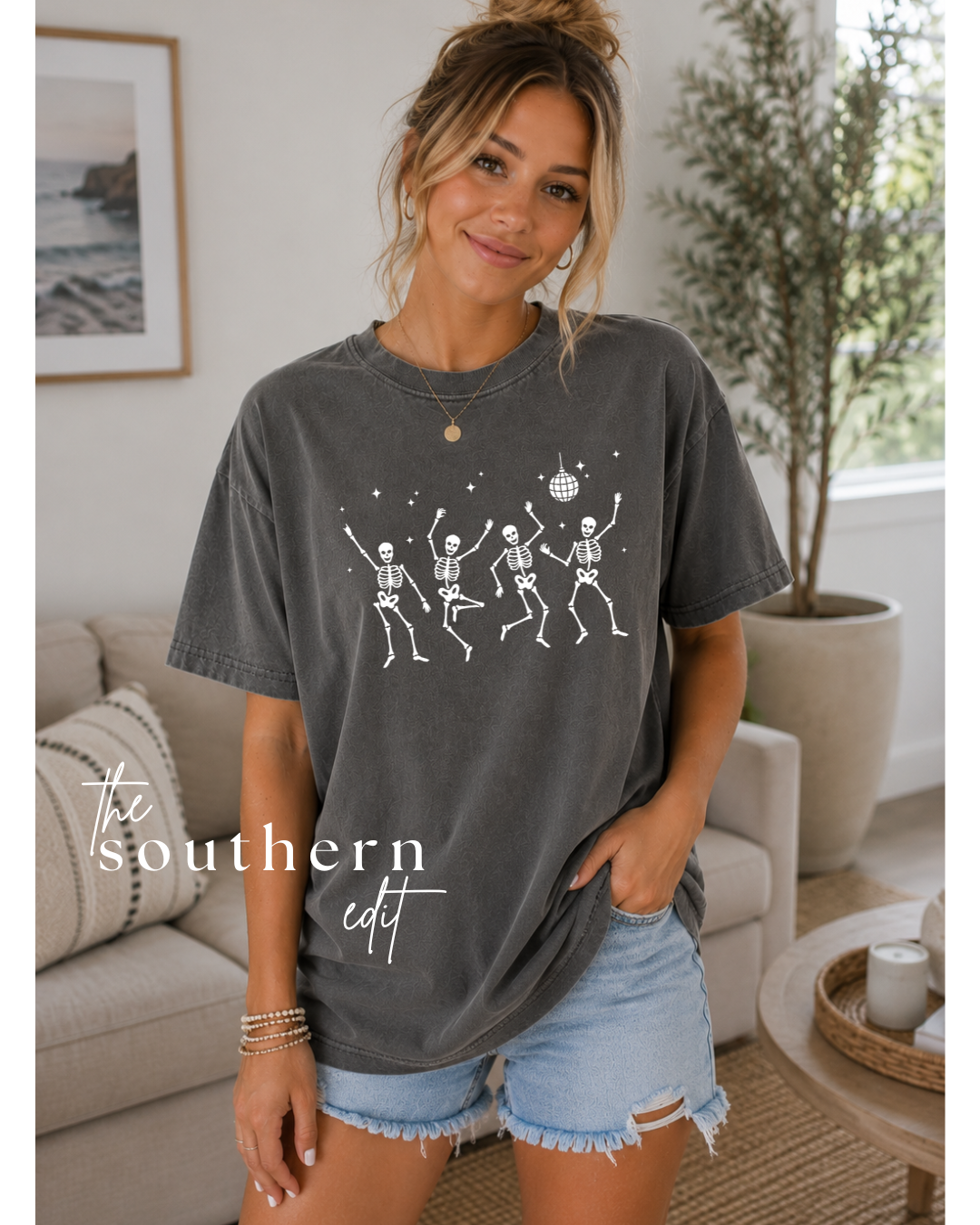 Dancing Skeletons | Youth Comfort Colors Tes