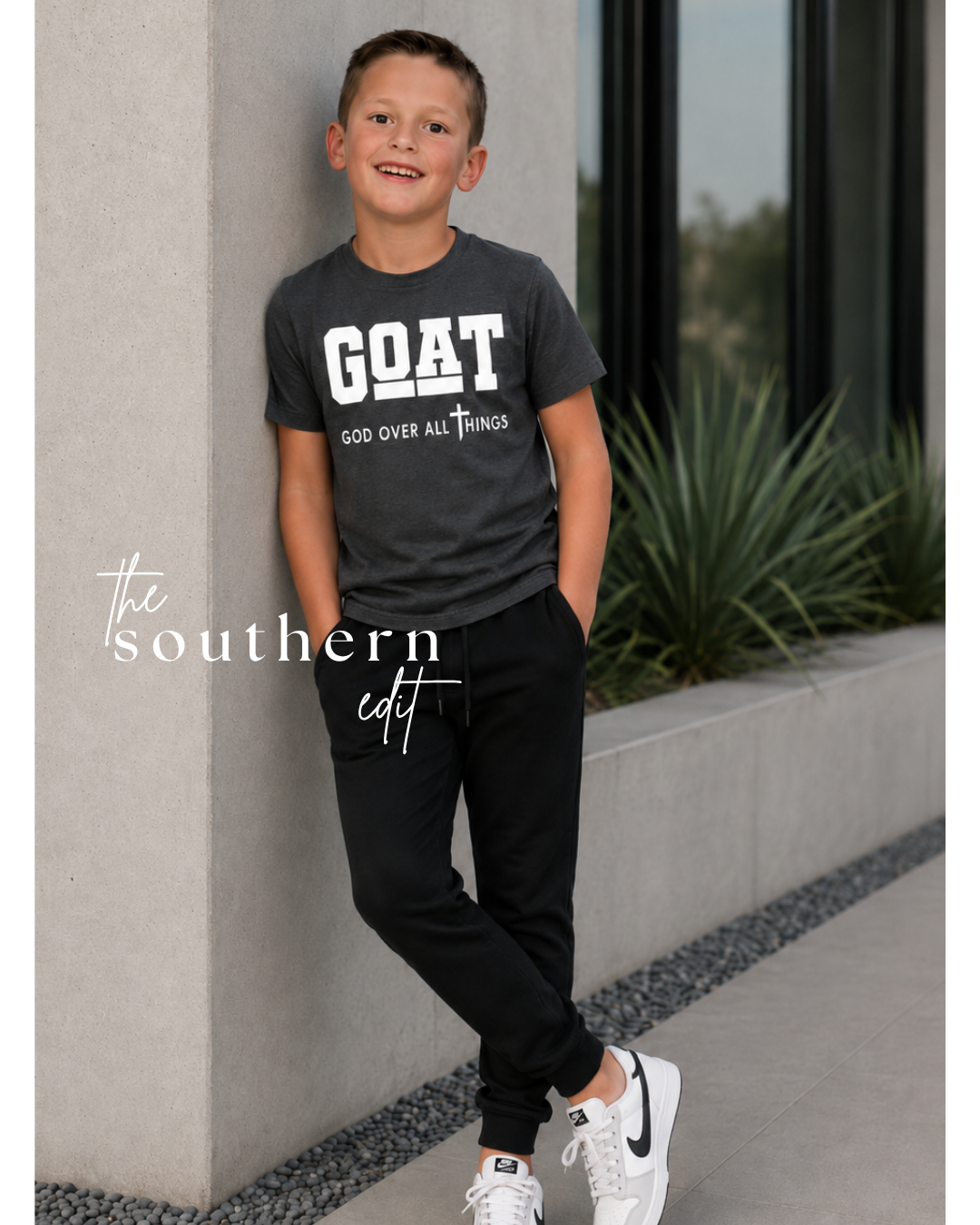 GOAT | God Over All Things Youth | Bella + Canvas Tee