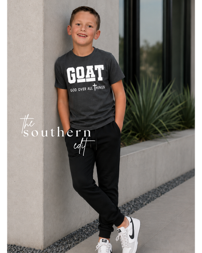 GOAT | God Over All Things Youth | Bella + Canvas Tee