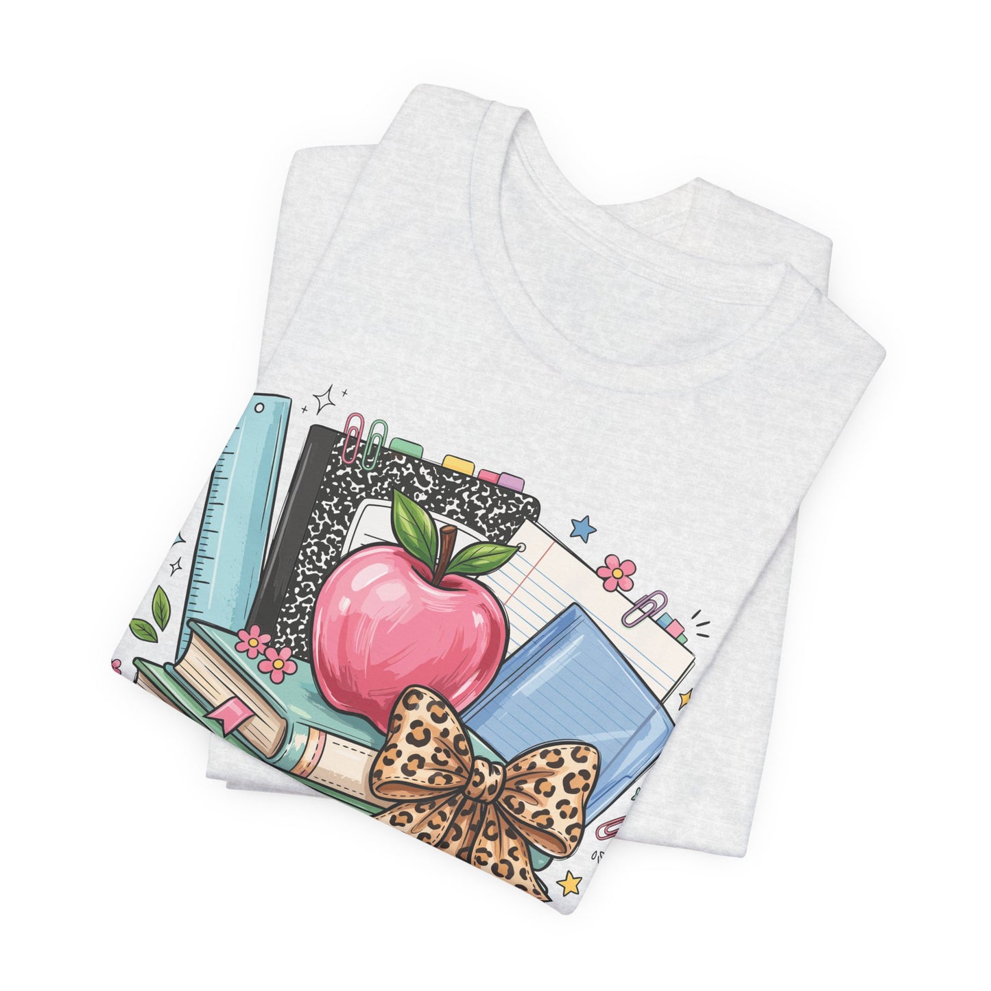 Back to School Books & Bow | Bella+Canvas® Tee